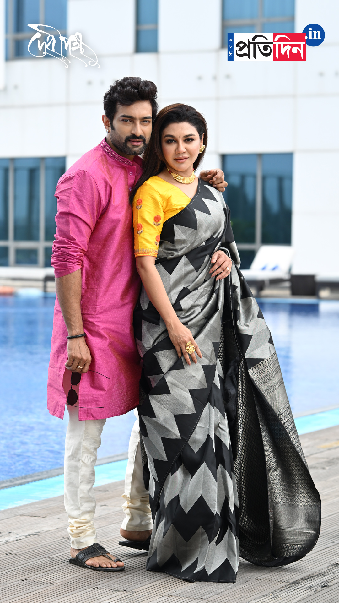 Pujo Fashion with Jaya Ahsan and Jeetu Kamal | শুটিংয়ের আড়ালে কী চলছে?